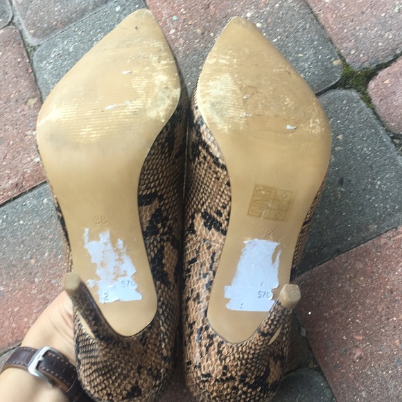 🎉 HOST PICK 🎉 Topshop heels snakeskin 38 - Picture 7 of 8